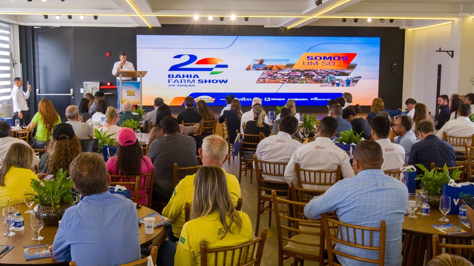 Apresentação das novidades da Bahia Farm Show 2026 para imprensa e lideranças do agro na sede da Aiba
