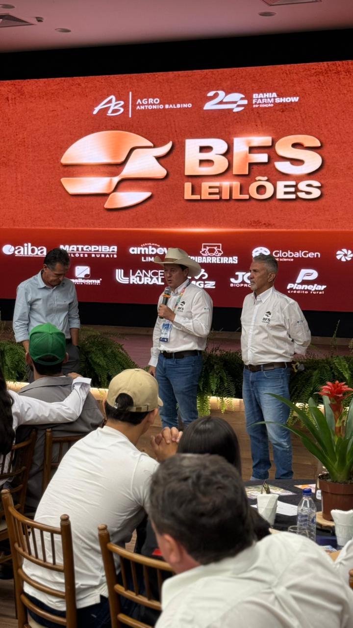 Primeiro BFS Leilões reforça protagonismo da pecuária e aposta na genética de qualidade no Oeste da Bahia